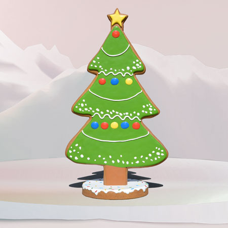 Christmas Gingerbread Tree