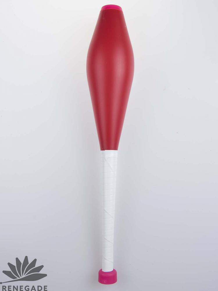 UN-DECORATED 95MM + PLASTIC DOWEL juggling pin