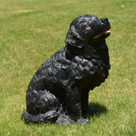 Resin Newfoundland dog