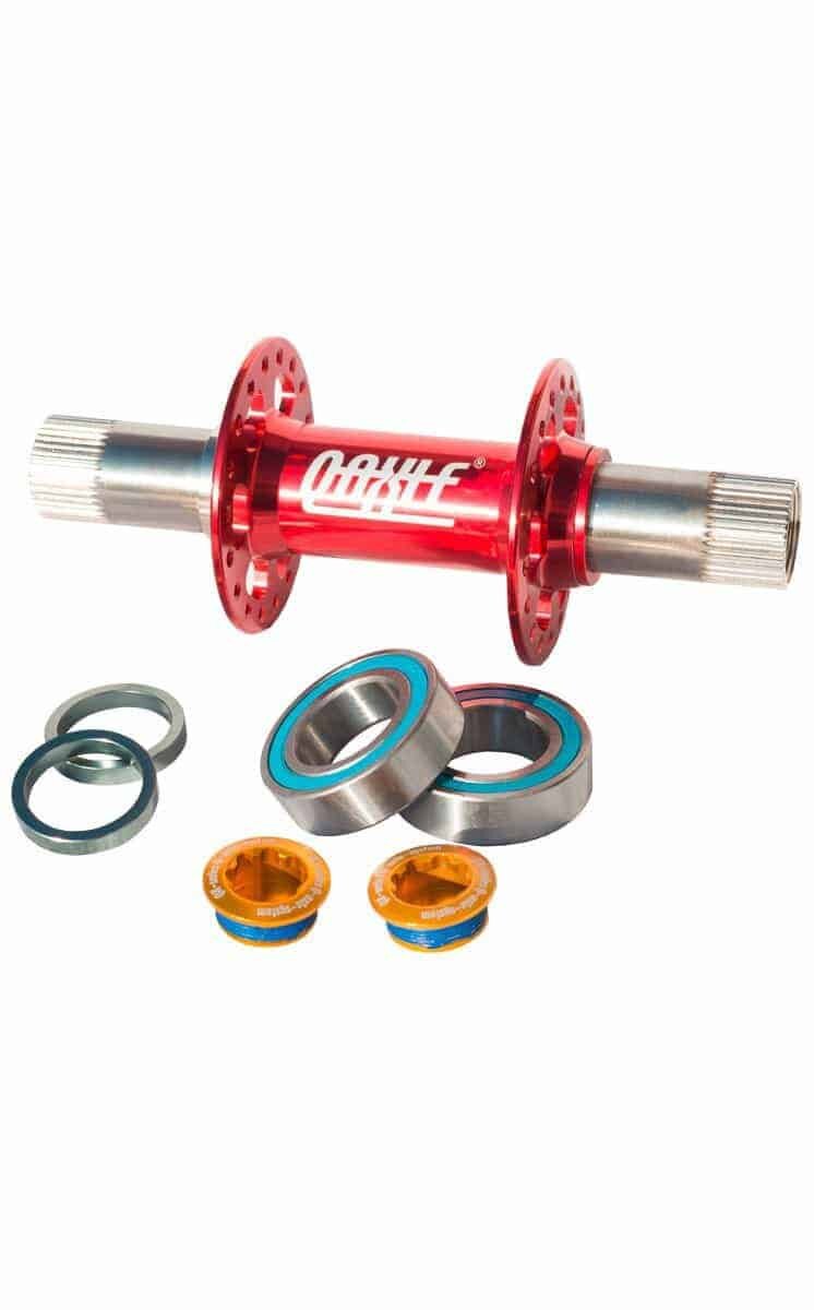 Q-Axle Hub 36 Hole Red unicycle hub