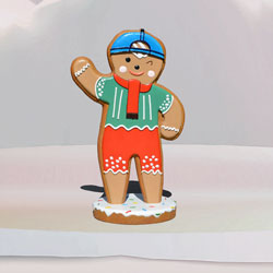 Outdoor Gingerbread Boy