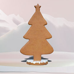 Life Size Gingerbread Tree