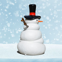 Outdoor Snowman